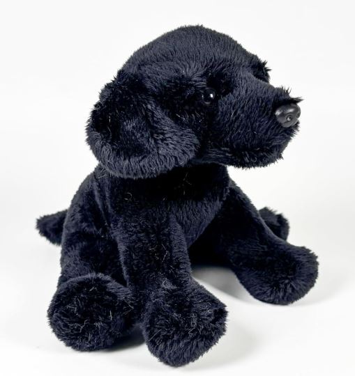 PELUCHE LABRADOR NEGRO 12