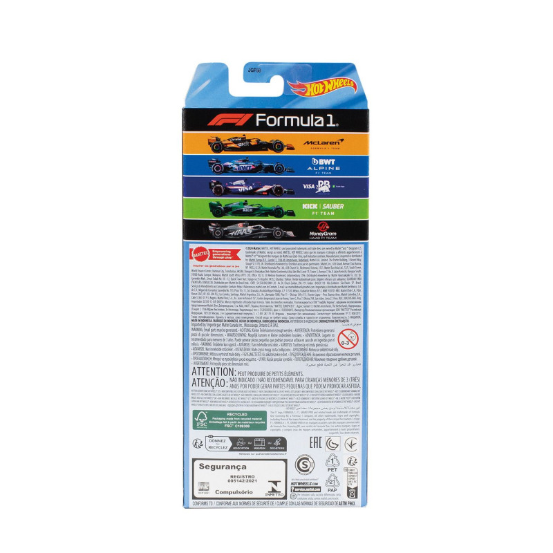 H.W. VEHICULOS F1 (PACK 5)