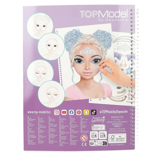CUADERNO COLOREAR TOP MODEL