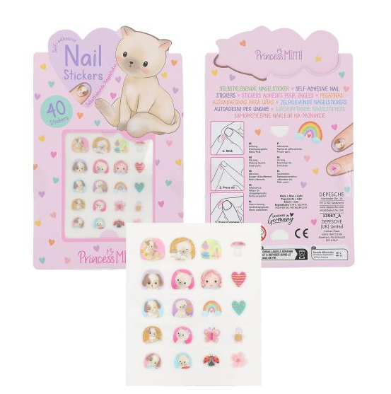 PEGATINAS P/UÑAS PRINCESS MIMI