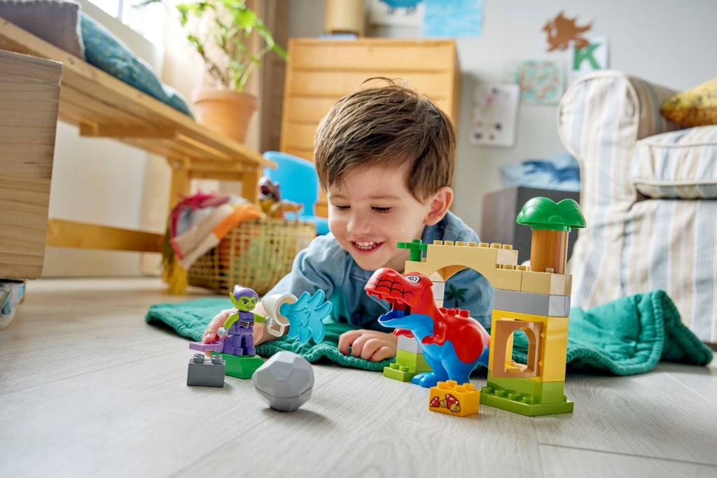 DINO SPIDEY-REX vs.DUENDE VERDE