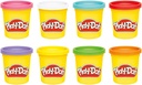 PLAYDOH PACK 8 BOTES ARCOIRIS