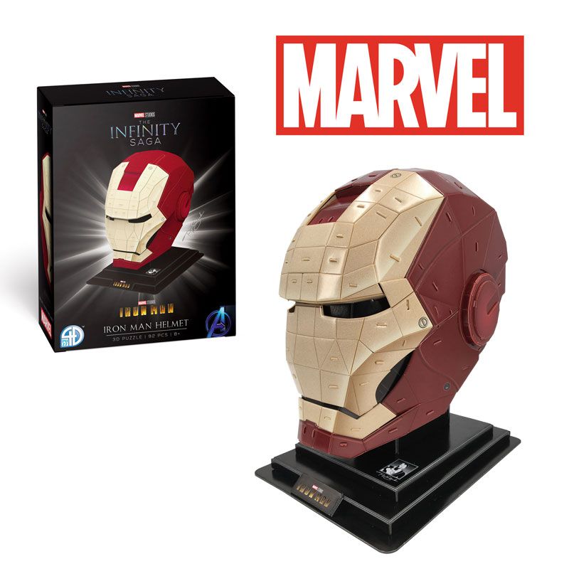 PUZ.3D CASCO IRON MAN 92 P.