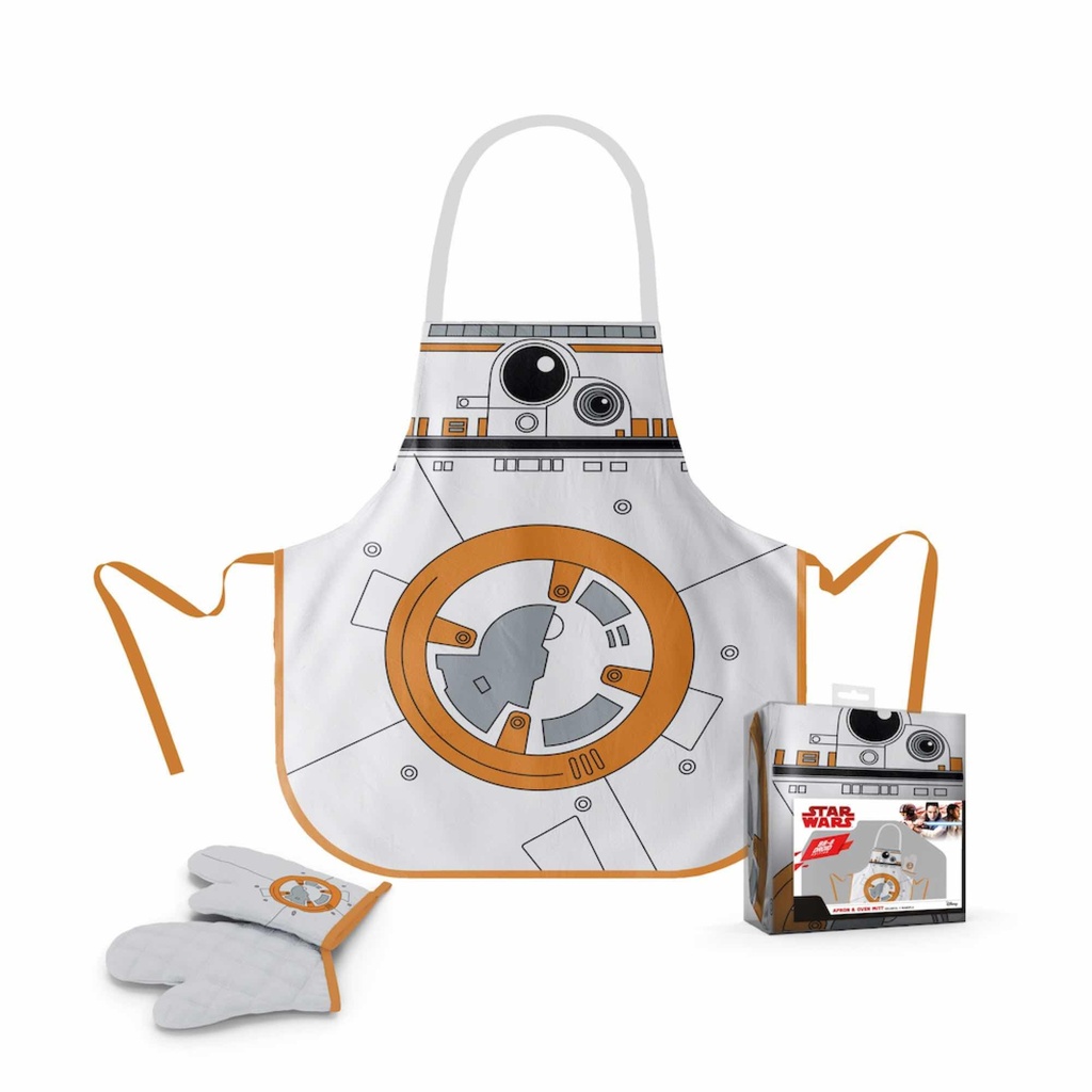DELANTAL+MANOPLA BB-8 S.W.