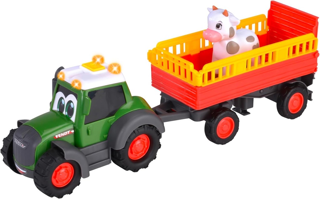 TRACTOR TRAILER ANIMALES 30CM