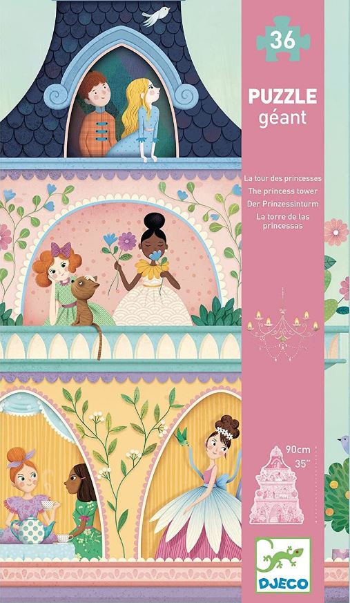 PUZZLE GIGANTE TORRE PRINCESAS