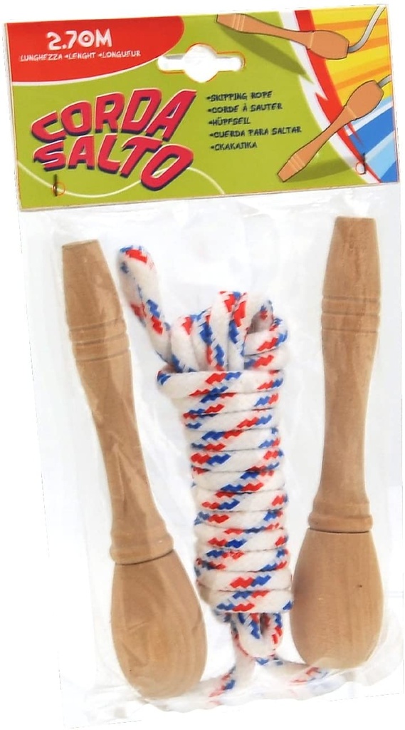 CUERDA SALTAR 270 CM MADERA