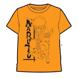 CAMISETA NARUTO NARANJA T.12