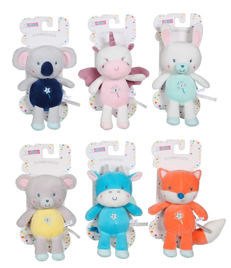 PELUCHES MUSICALES 15 CM. SURT.
