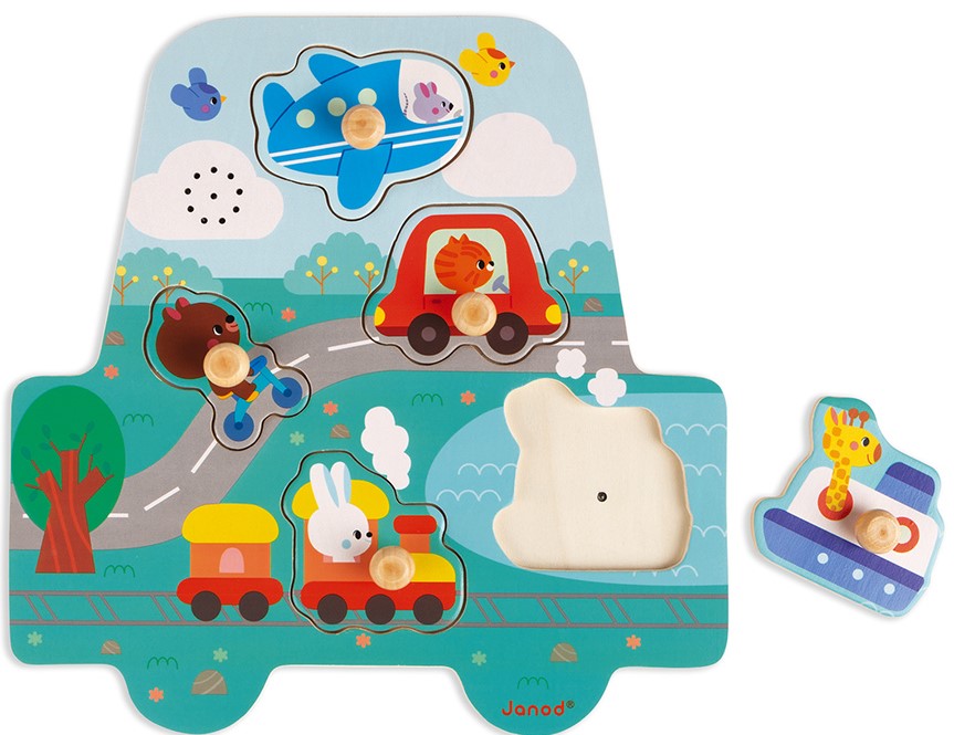 PUZZLE MUSICAL VEHICULOS