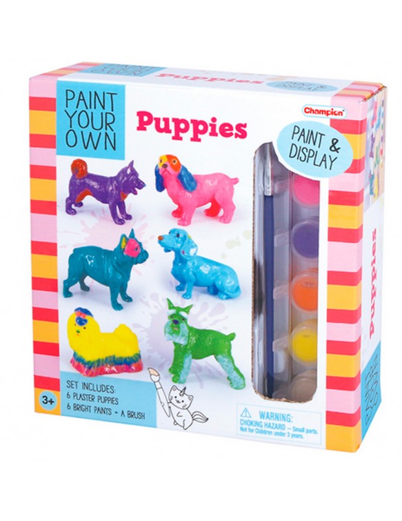 PINTA TUS 6 FIGURAS PERROS