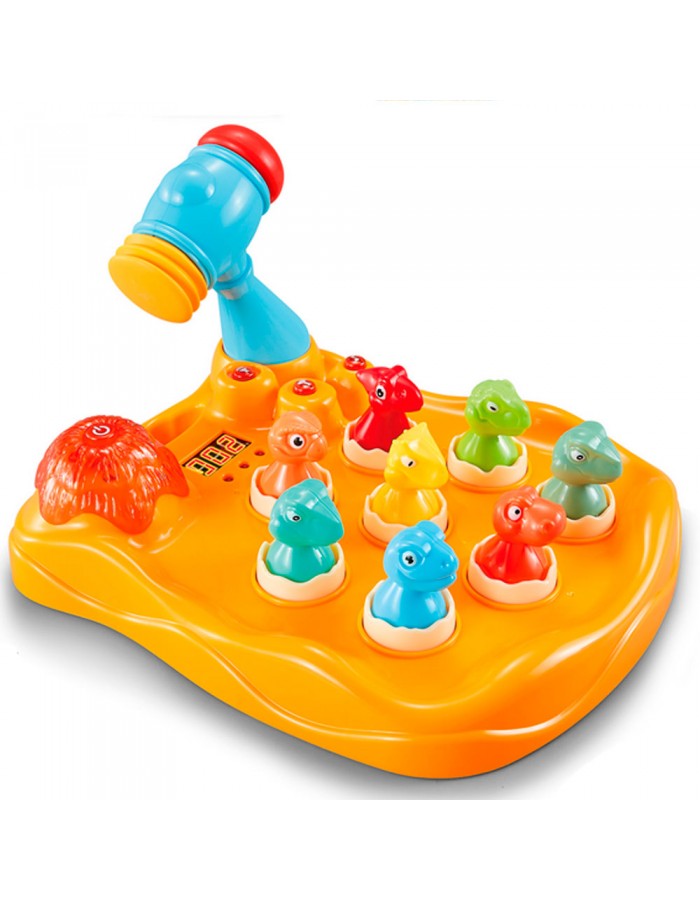 JUEGO MARTILLO DINOS LUZ/MUS.