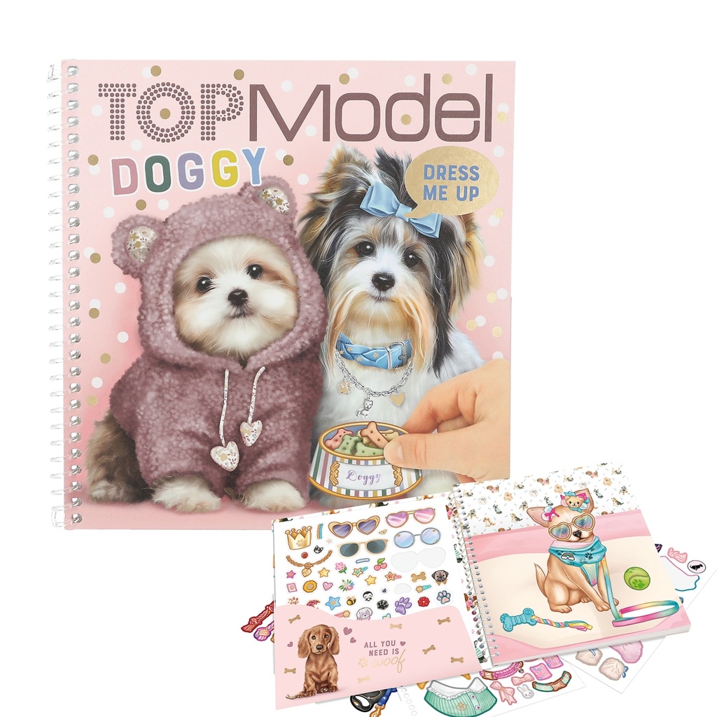 CUADERNO CALCOMANIAS DOGGY TOP MODEL