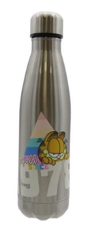 BOTELLA GARFIELD ACERO INOX.