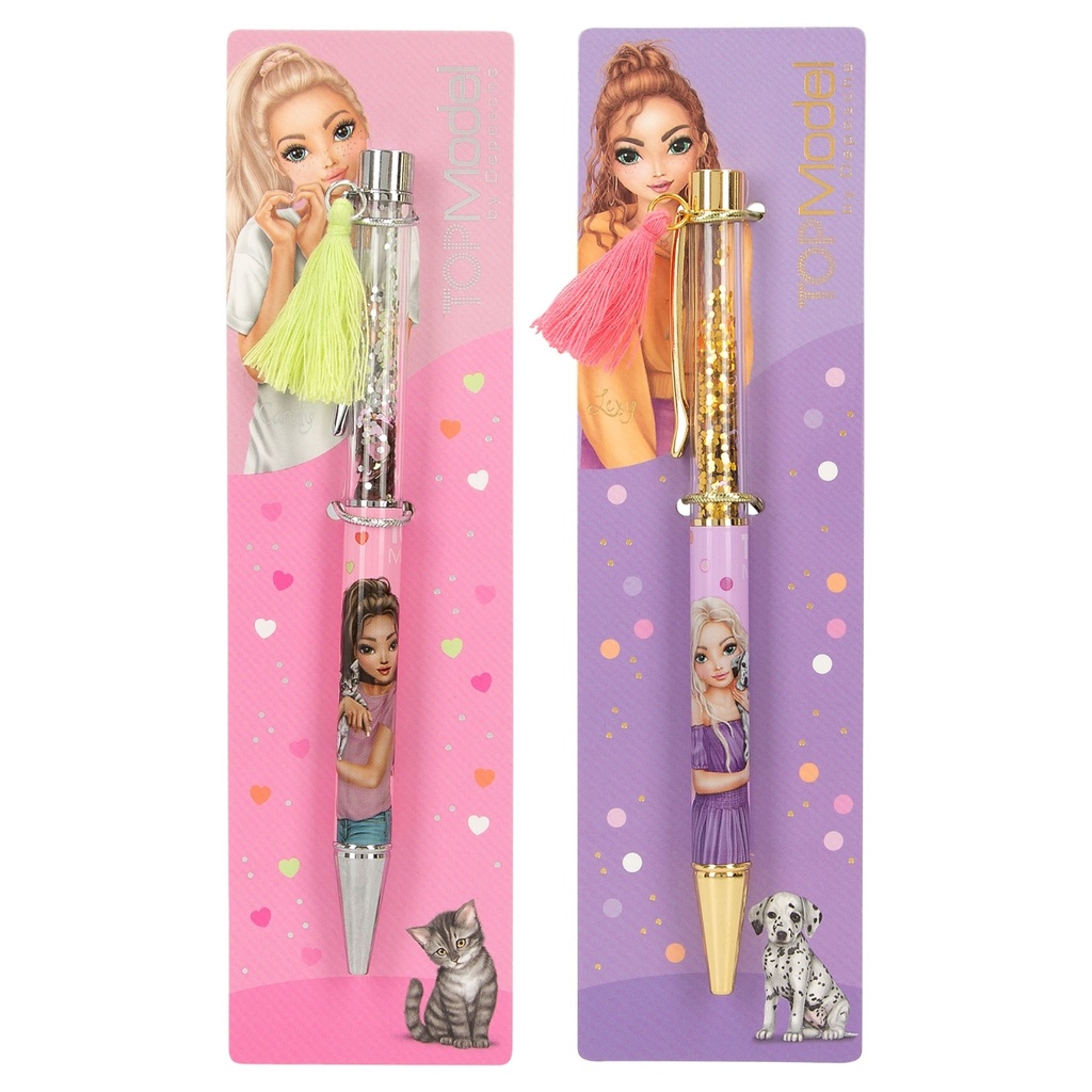 BOLIGRAFO C/CONFETI TOP MODEL