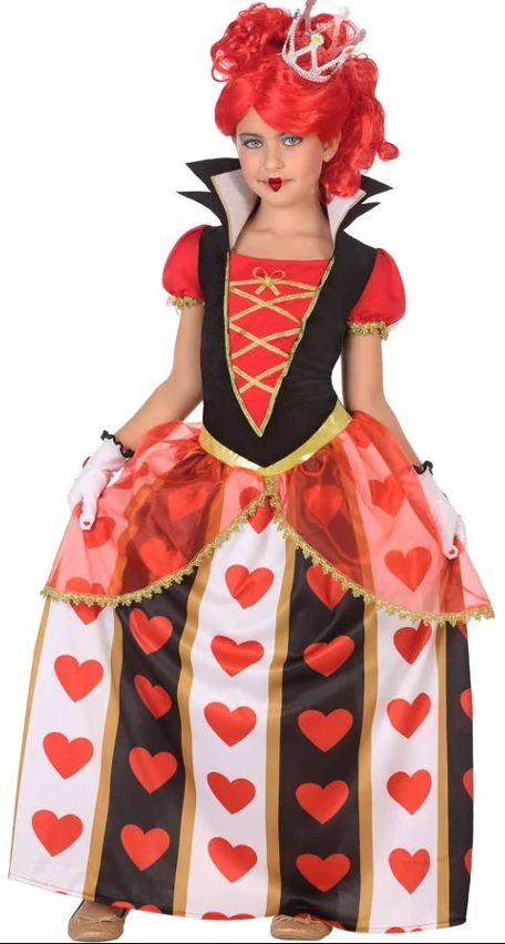 DISFRAZ REINA CORAZONES T.5-6
