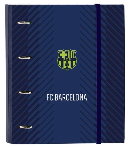 CARPETA 4 AN. F.C.B.NAVY BLUE