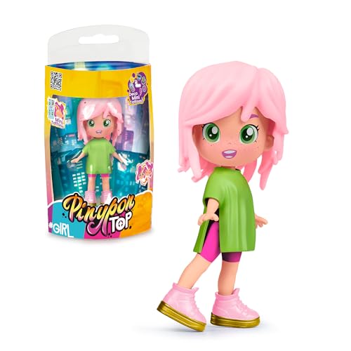 PIN Y PON TOP GIRLS PELO ROSA