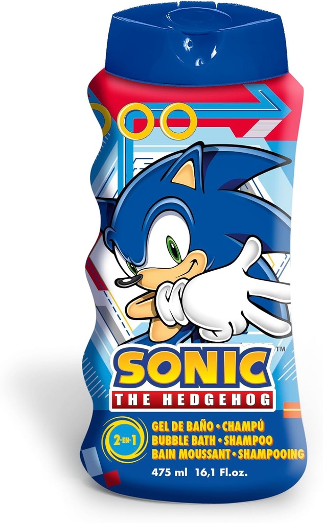 GEL Y CHAMPU SONIC 475 ML.