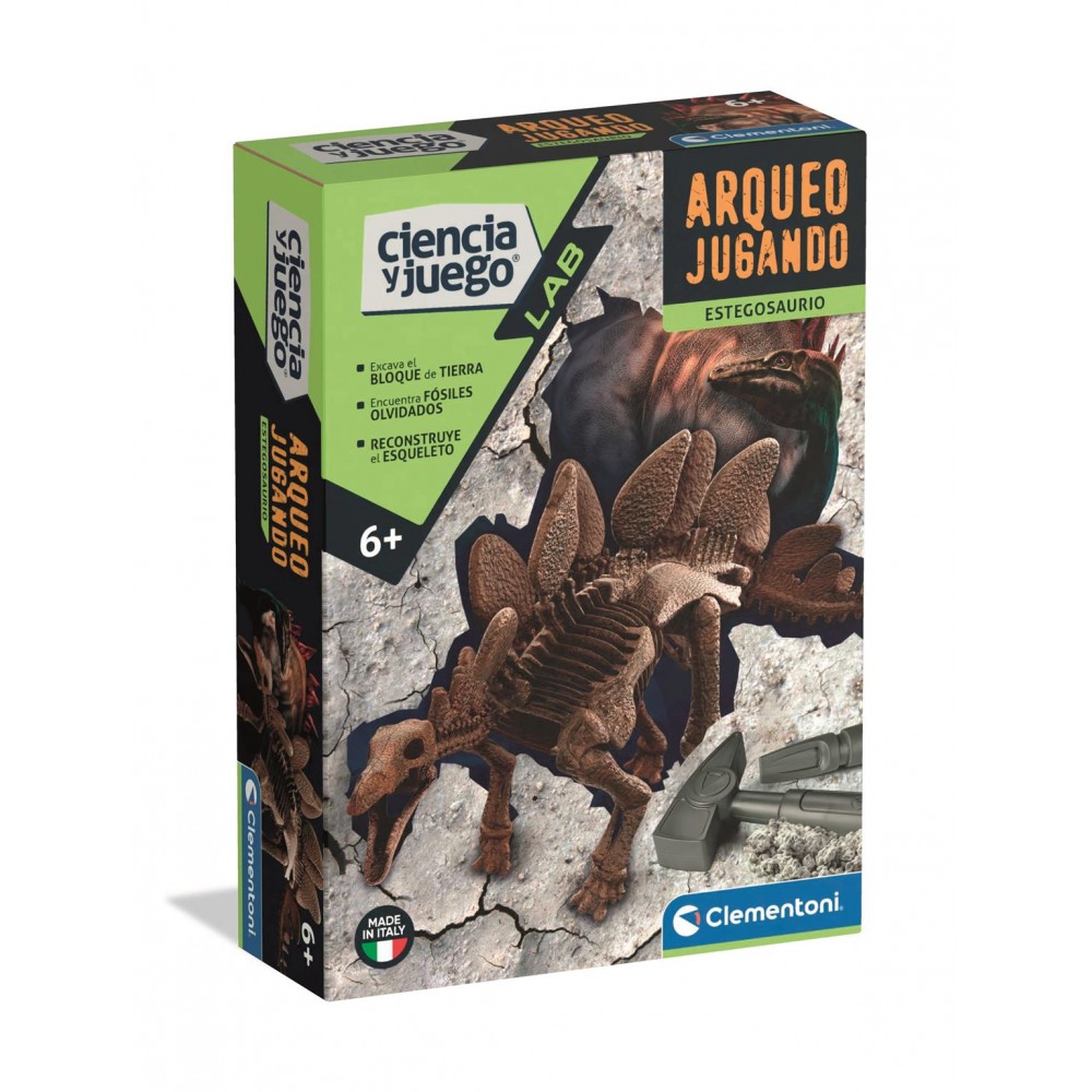 ARQUEOJUGANDO ESTEGOSAURIO