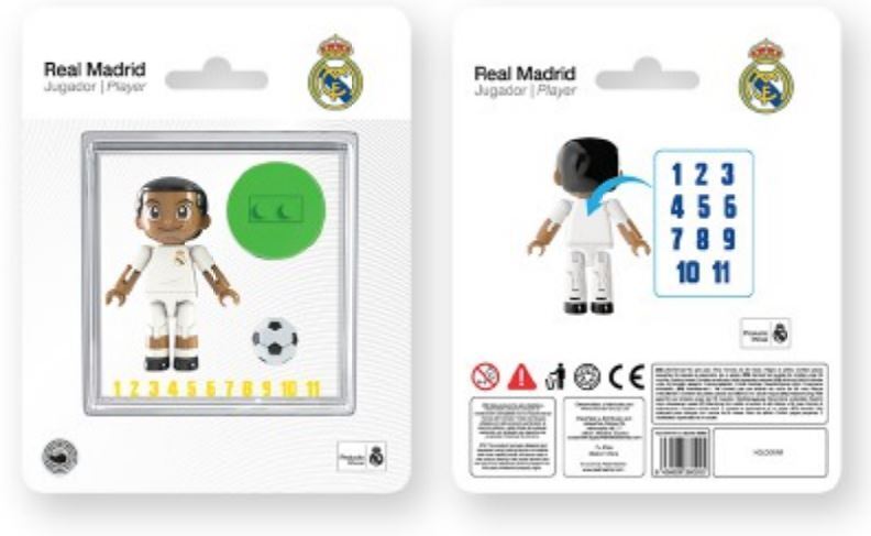 FIGURA JUGADOR REAL MADRID 4CM