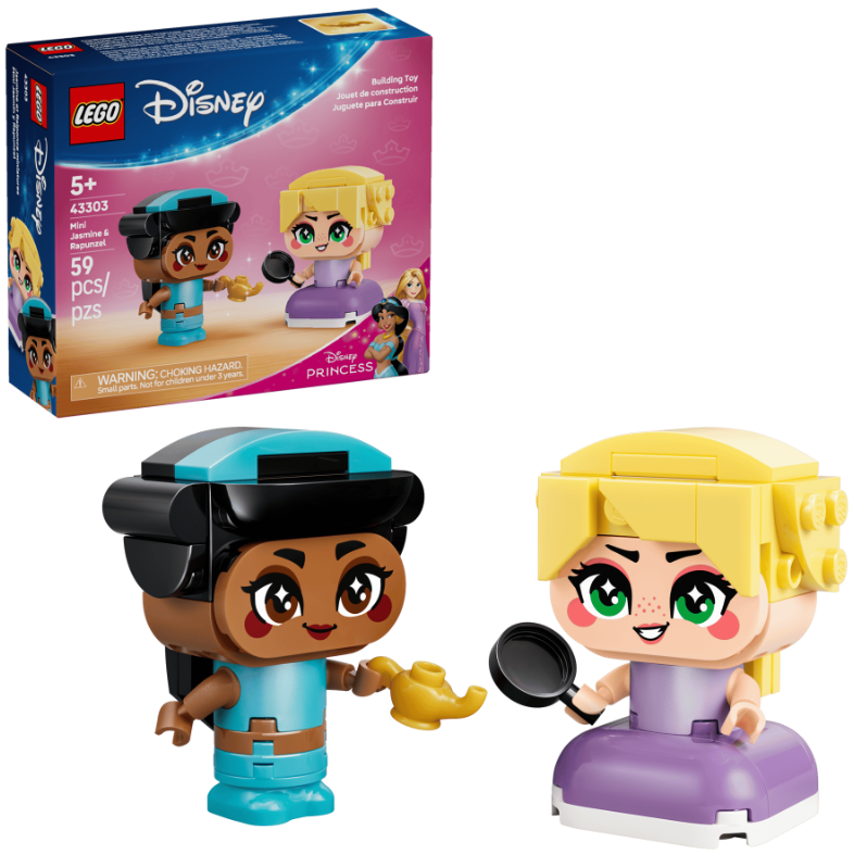 MINI JASMINE Y RAPUNZEL