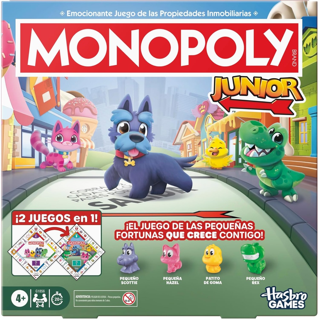 MONOPOLY JUNIOR 2 EN 1