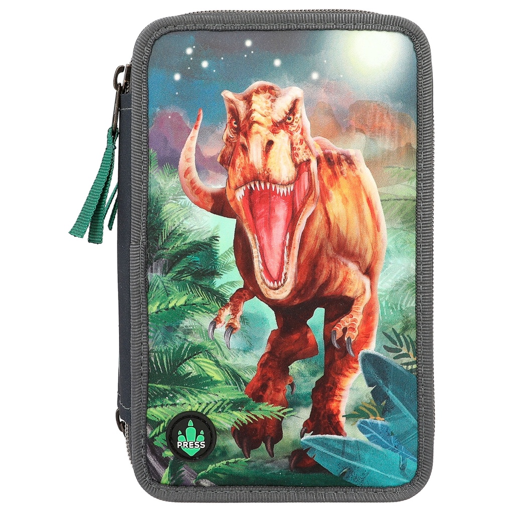 ESTUCHE TRIPLE LED DINO WORLD