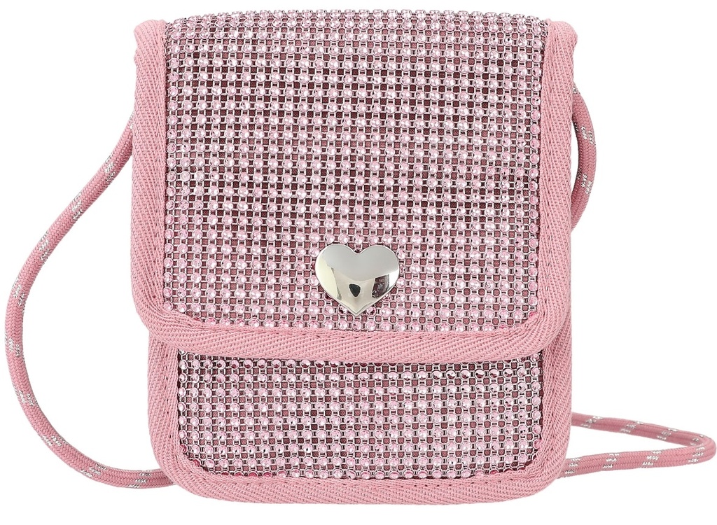 MONEDERO COLG.GLITTER QUEEN TOP MODEL