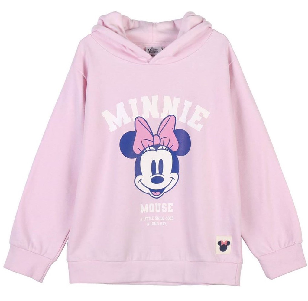 SUDADERA MINNIE ROSA T.8