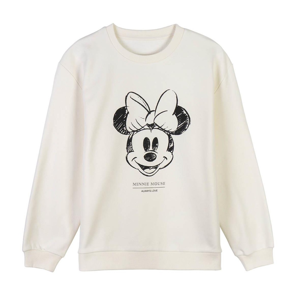 SUDADERA MINNIE BEIGE T.M