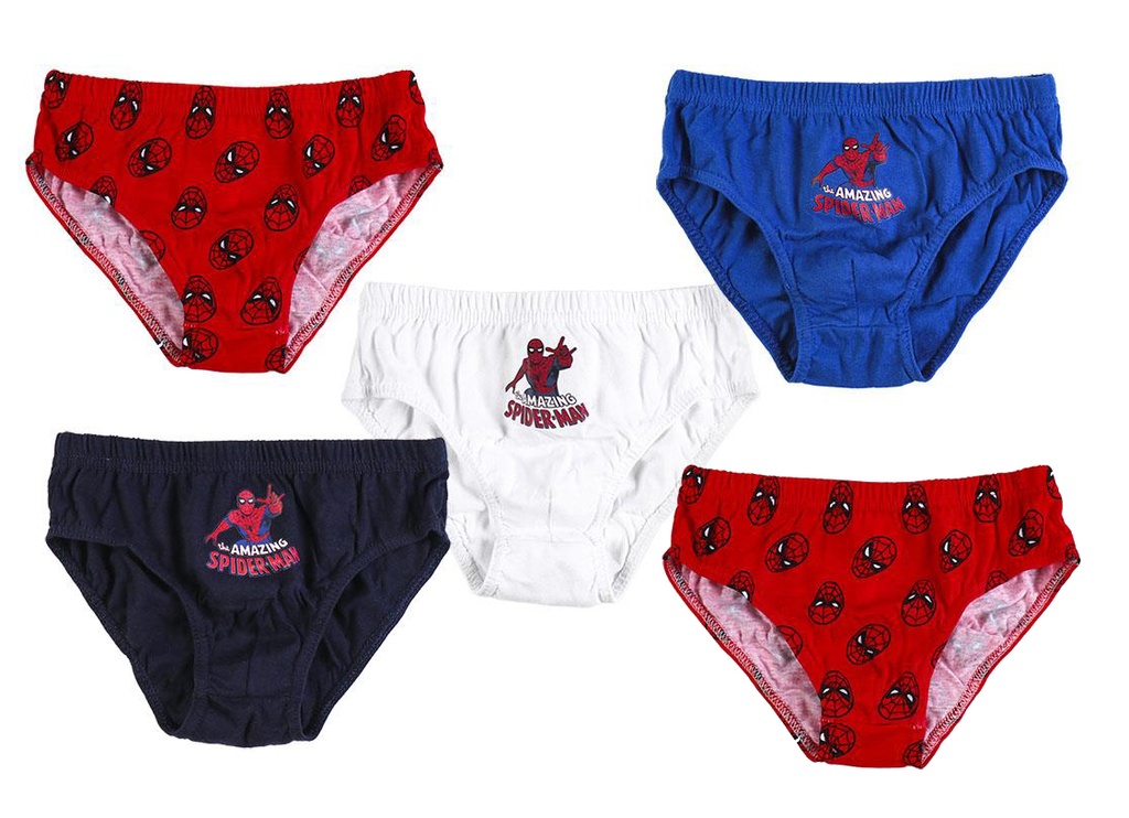 SLIPS SPIDERMAN (PACK 5) T.6/8