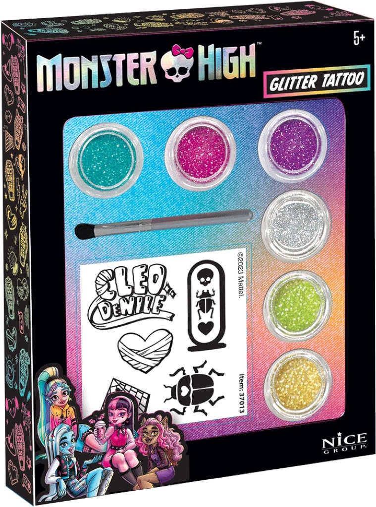 TATOO GLITTER MONSTER HIGH