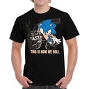 CAMISETA SONIC ROLL NEGRA T.M
