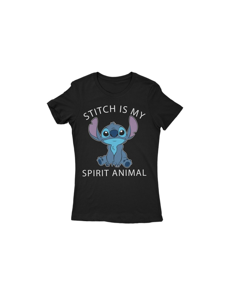 CAMISETA STITCH NEGRA T.S