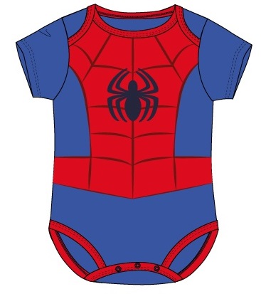 BODY SPIDERMAN ROJO 24 M.