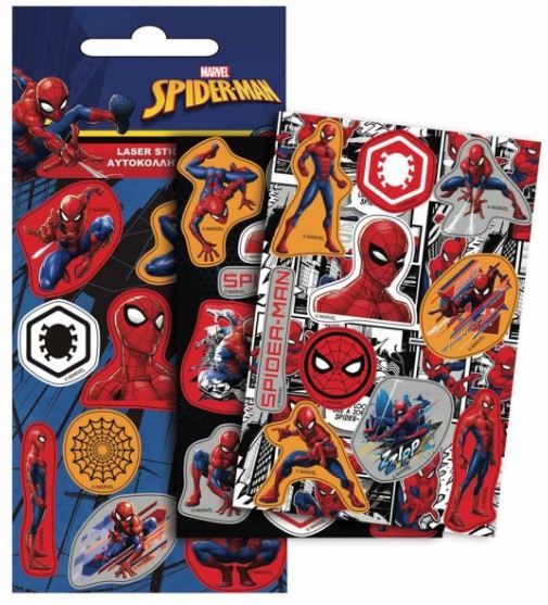 STICKER LASER SPIDERMAN