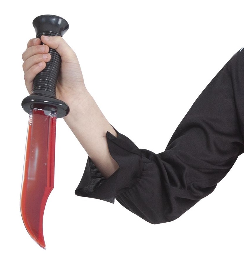 CUCHILLO C/SANGRE 33 CM.