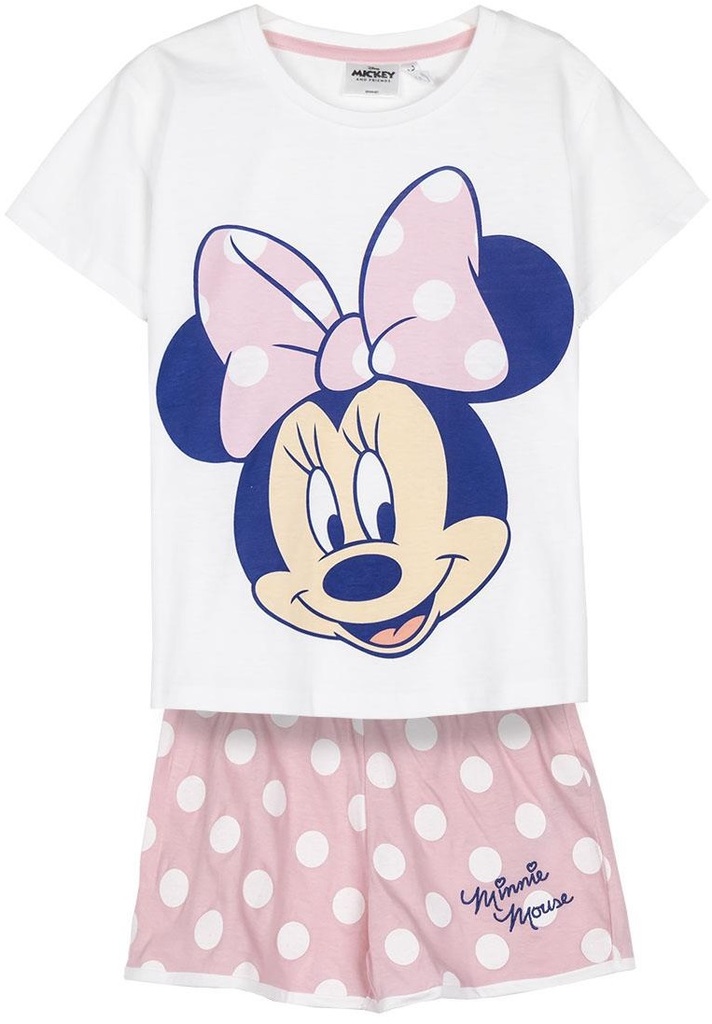 PIJAMA M/C.MINNIE ROSA T.3