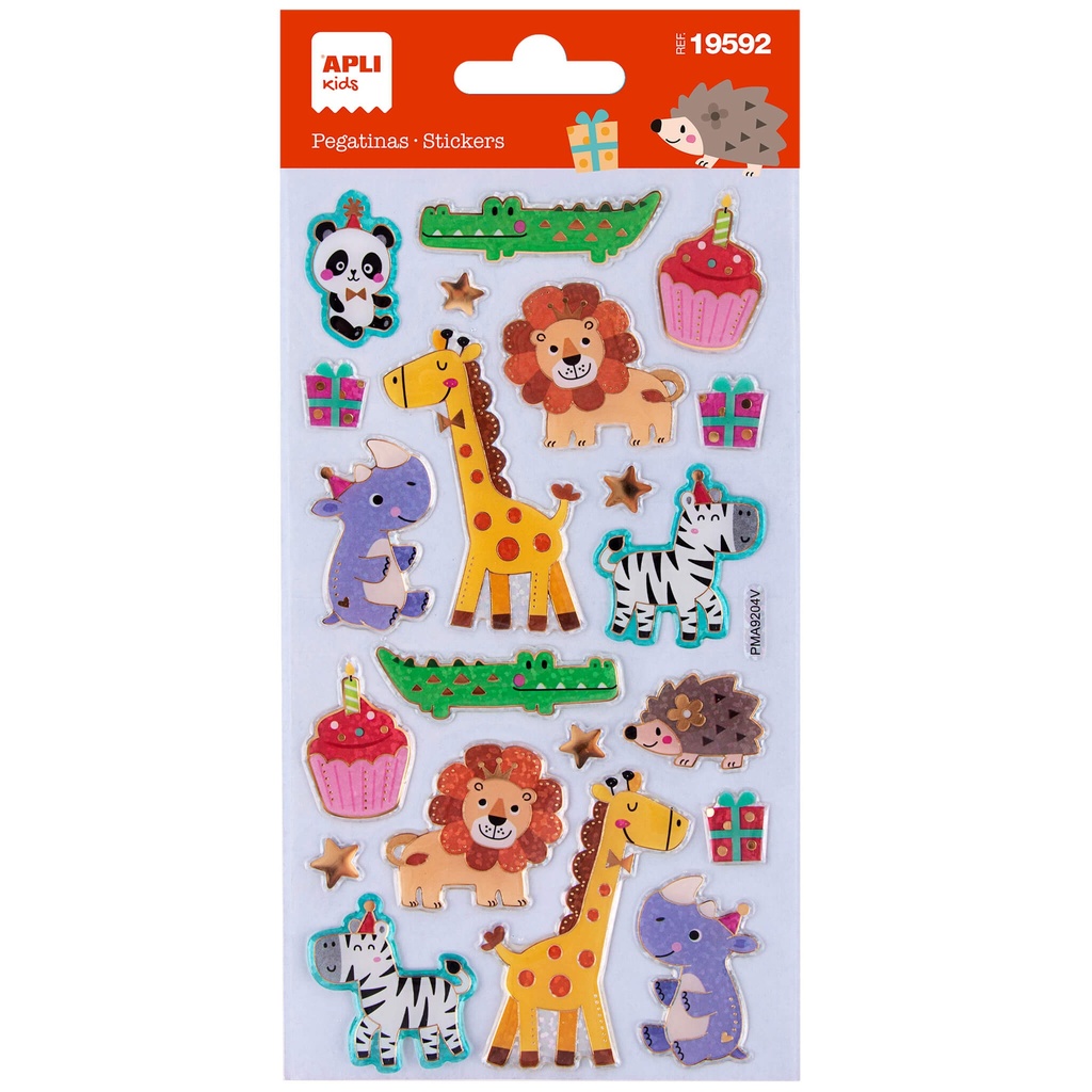 PEGATINAS FIESTA ANIMALES