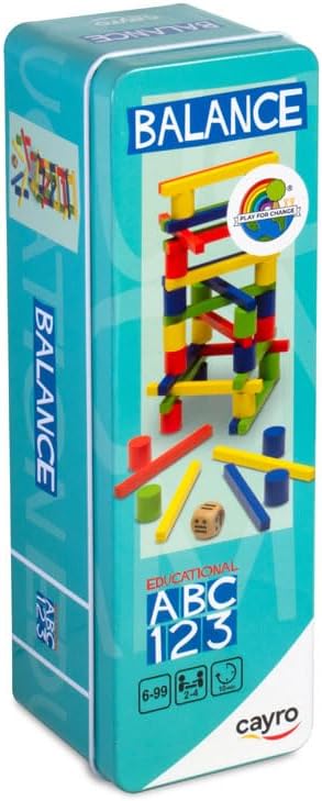 BALANCE MADERA CAJA METAL