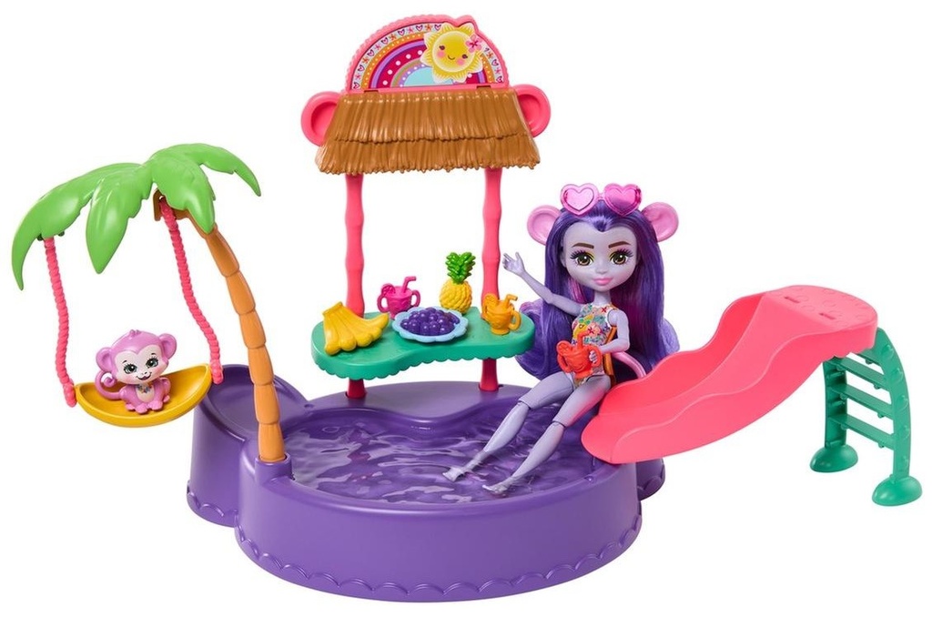 ENCHANTIMALS PISCINA C/TOBOGAN