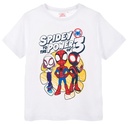 CAMISETA M/C.SPIDEY BLANCA T.2