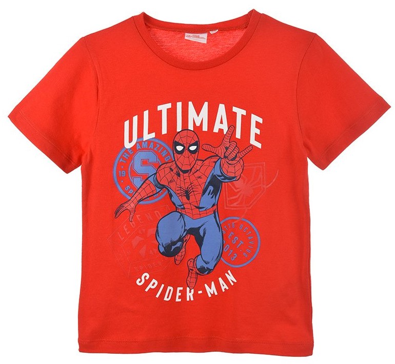 CAMISETA M/C.SPIDERMAN ROJA T3