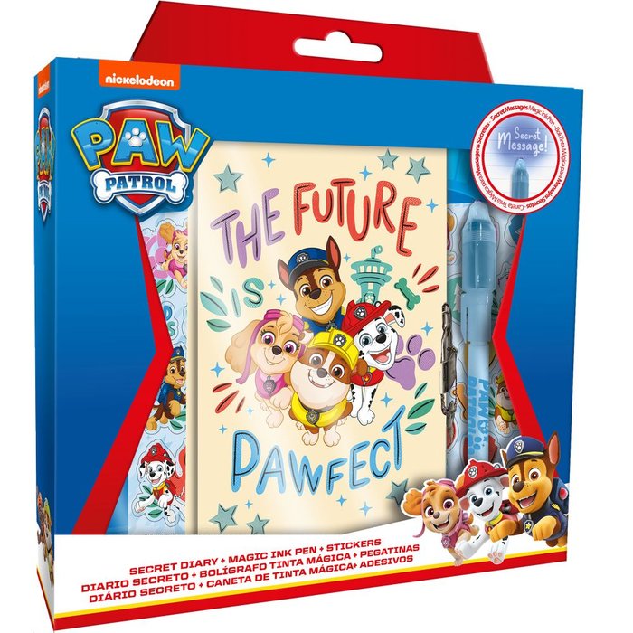DIARIO C/BOLI MAGICO PAW PATROL
