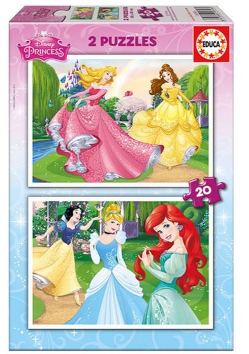 [04016846] PUZ.2x20 PRINCESAS DISNEY
