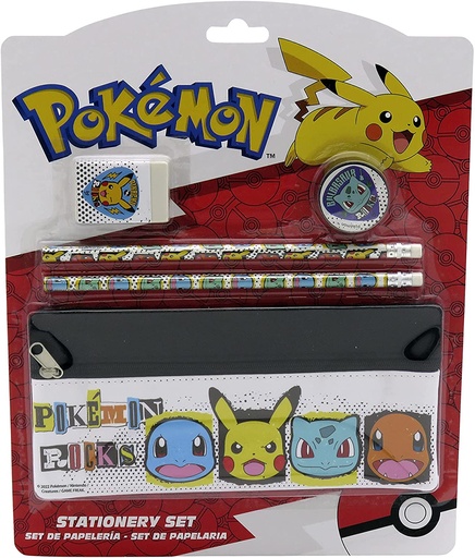 [50909487] SET PAPELERIA C/PORTAT.POKEMON