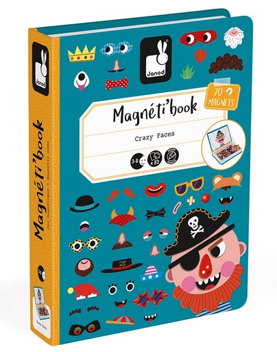 [73532716] MAGNETIBOOK CRAZY FACES CHICOS