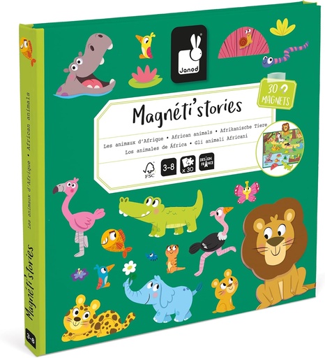[73535456] MAGNETI´STORIES ANIMALES ÁFRICA