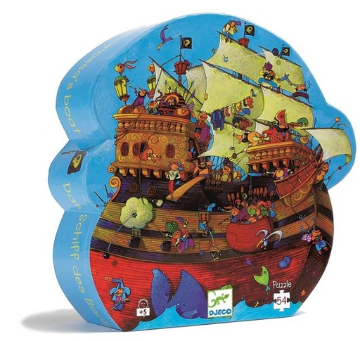 [36207241] PUZZLE SILUETA BARCO PIRATA